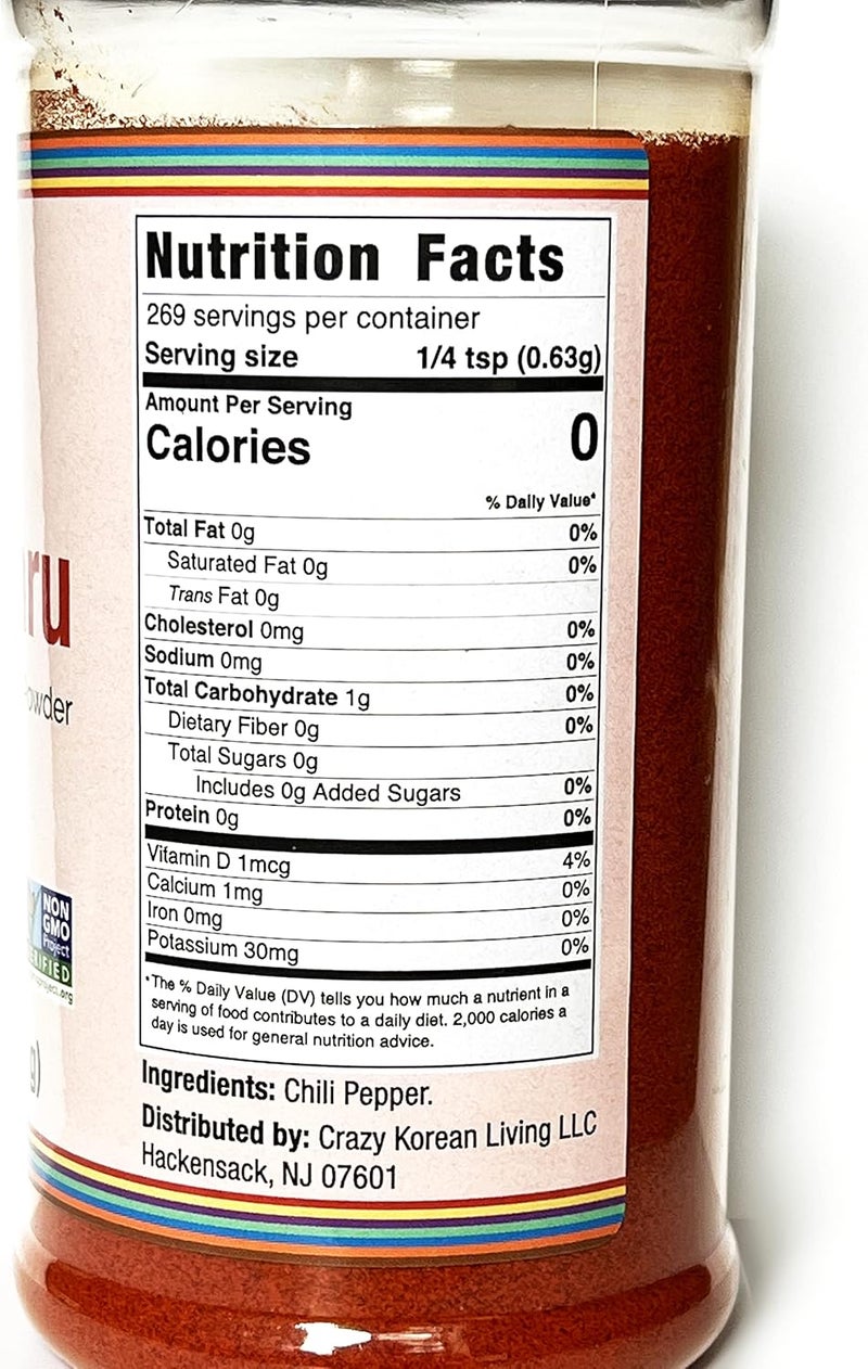 Crazy Korean Cooking Non-GMO Gochugaru - Korean Red Chili Pepper Powder, Fine Grind, 6 oz - Image 2